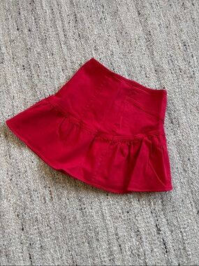 The Minx Mini Skirt, Red